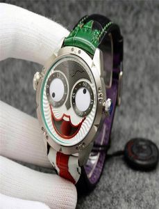 Joker Mens Watch Dial de Joker creativo de alta calidad para Waterproof DC Clown Watch Relogio3864451