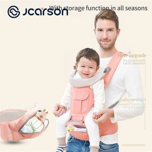 JON Avant Sac Respirant Ergonomique Bébé Infant Hip Seat Sling Wrap Holder Sacs À Dos Voyage En Plein Air Kangourou Printemps 211025