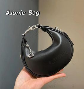 Jonie Designer Mini Schoudertassen Moon Crossbody Tassen Wallets Women Handtassen Verwijderbare kettingband Lederen TOTE -zakken