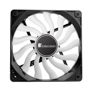 Jonsbo 12020 12 cm Châssis Ventilateur Intelligent Ultra-mince 4Pin CPU Silencieux PC Refroidisseur pour Ordinateur