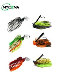 Jonstar 612 PCSLOT 7G13G16G Chatterbait Fishing Lure Bass Jig Buzzbait Bait Bait Wobbler Jupe en caoutchouc pour le doré Pike 21061315454