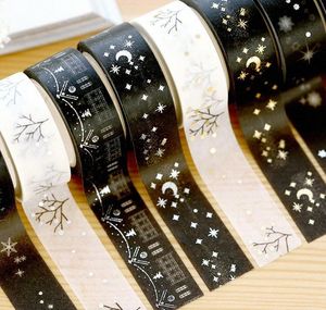 Jonvon Satone Masking Tape Japanese Bronzing Ironing Silver Decoration Labels Diary Hand Book Washi Scrapbooking 2016 6Yvu# Hxct2