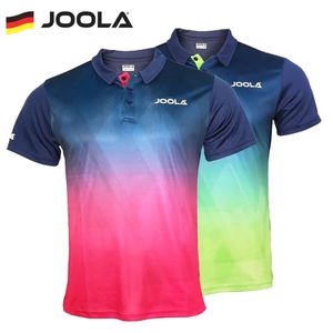 Joola tafel tennis t-shirt korte mouw mannen vrouwen professionele sportjersey ademende ping pong shirt voor trainingsmatch 240403