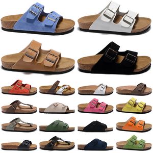 slippers sandalen designer slides arizona sandaal mannen vrouwen schoenen sliders suède slangenleer gesp slippers slipper