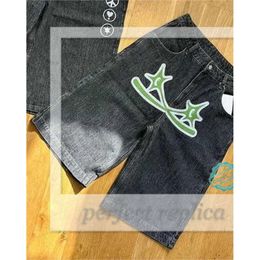 Jorts pantalones cortos de mezclilla damas para hombres pantanos de jeans masculinos y2k jorts sueltos harajuku streetwear de verano punk rock bordado de mezclilla pantalones cortos de mezclilla 698