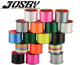 Josby 300m 500m 1000m 4 brins 8 brins multicolour pe tressé multifilament ligne pêche pêche japonaise ligne 20201300L2603292