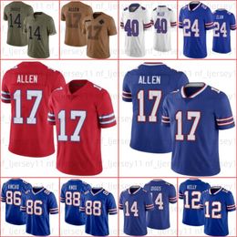 Josh Allen von Miller voetbaljersey Dalton Kincaid Damar Hamlin Gabriel Davis Dawson Knox Matt Milano James Cook Tyler Bass Kelly