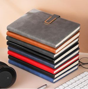 Journal Notebook A5 B5 PU Leather Cover Notepads met Magnetic Closure College regeerde notebooks voor school