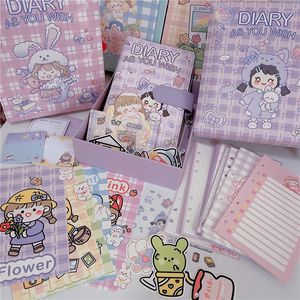 Journal Notebook Coffret Cadeau 90 Feuilles Papiers Classeur Produits Laitiers Feuilles Mobiles Agenda Papeterie Fournitures