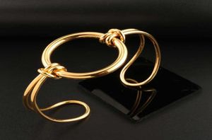 Bracelets de bracelets en acier inoxydable Jovo Big Circle pour femmes Bracelets ouverts Gold Bangles Femme Jewelry Accessoires P0813837978285657