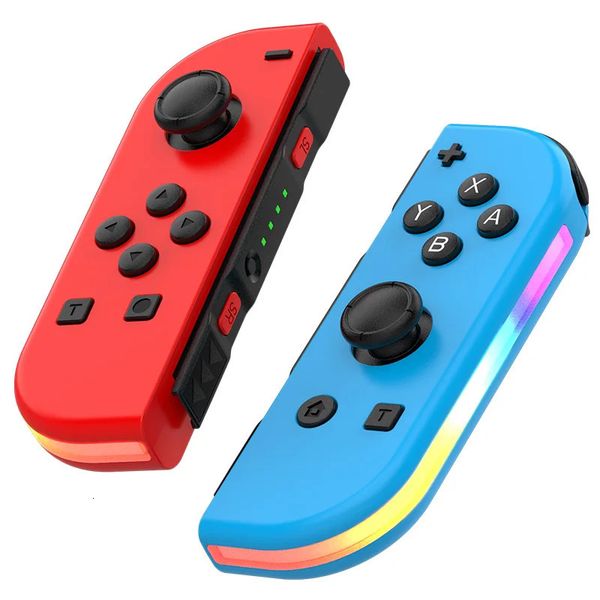 Joy2 Colorful RVB Light Effect Vibration Motor Sixaxis Gyroscope Gyroscop Game GamePad Controller Joystick for Switch 240418