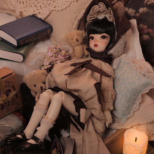 Joybjd Niki BJD Doll 1/6 complet 29cm anime figure yosd résine multifonctionnel Forêt européenne Handcraft faceft jouet bricolage cadeau