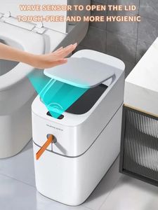 Joybos Elektronische prullenbak Automatische verpakking Afvalbak Badkamer Keuken Vuilniskubus Recycling Grote waterdichte vuilnisbak JS50 240119