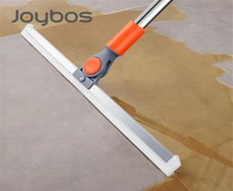 Joybos Magic Broom Window Speegee Repoval Repose Wiper Wiper Rubber Sweeper pour le nettoyeur de sol de salle de bain avec 125 cm Broomstick 2202263012064350