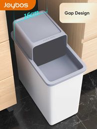 Joybos Prullenbak kan waterdicht smalle naad vuilnisbak Privacybescherming Emmer Vuilnis voor huishoudelijke badkamer toilet Keukenbak JX86 210728