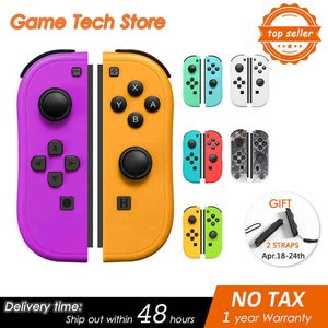 Joycon Schakelaar Joystick Controller 6 Axis Gyro Draadloze Gamepad Schakelaar Controle Compatibel Nintendo Switch Controller Vreugde Con H220421