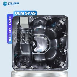 JOYEE Multi Couleur Pompe de Circulation SpasHG 6 Personnes Jakuzi Sexy Famille Massage Bain à Remous Spa Extérieur