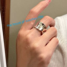 Joyever High Polished Fashion Rings Finger 925 Anneau en argent sterling pour les femmes