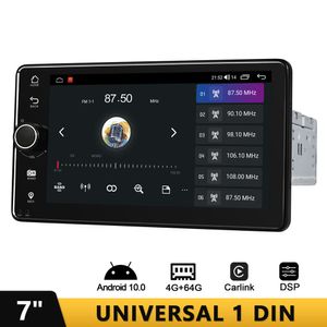 JOYING Nueva interfaz de usuario 7 pulgadas Single Din Android 10 Universal Car Radio GPS Navi Carplay GPS