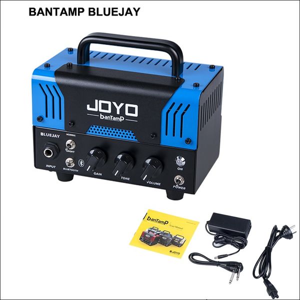 Amplificateur de guitare Joyo Bluejay Tube à tête double haut-parleur Bantamp 20W Préamp Portable Mini ampli d'instruments de musique accessoires