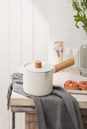 Joyoung Mini Milk Pot 176L Multifunctionele pot Home Dormitory Functie Pan Crepe Maker Nit -Stick Cooker Wit goede kwaliteit31615369168975