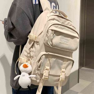 JOYPESSIE Fashion Men Backpack Waterproof Nylon Rucksack for Teenager Schoolbag Kawaii Women Bag Lovers Travel Shoulder Mochila AA220316