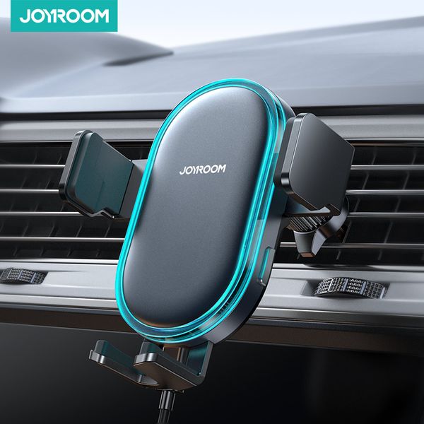 Joyroom 15W support de chargeur de voiture sans fil double bobine serrage automatique support de téléphone de voiture support de charge sans fil pour iPhone 14 13 Pro Max