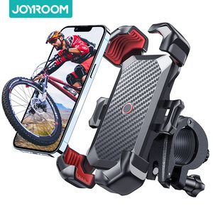 Joyroom Universele Fietstelefoonhouder 360° Uitzicht Fietstelefoonhouder Selfie Monopods Verstelbare Quick Mount Voor 4,7-7 inch Mobiele Telefoon Stand Schokbestendige Beugel GPS Clip