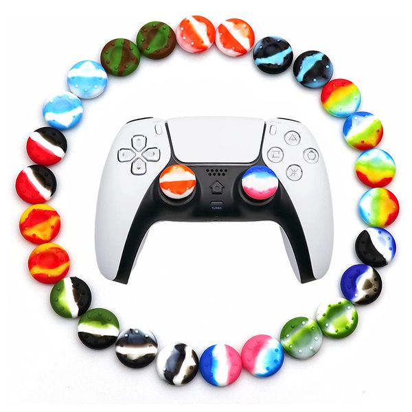 Joystick Grip Silicone Thumb Grips Caps Cover Stick analogique pour Playstation 5 4 Contrôleur Xbox 360 Xbox One Gamepad DHL FEDEX UPS FREE SHIP