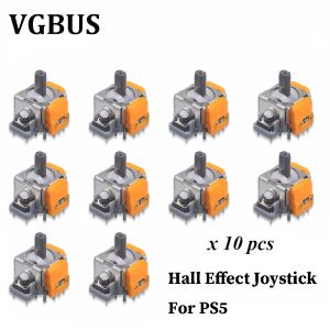 Joysticks 10pc Set 3D Capteur de bâton analogique Potentiomètre Module Effet Hall Rocker Joystick pour PS4 PS5 Xbox One Switch Pro Controller