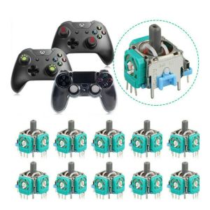 Joysticks 10pcs Remplacement Controller Stick Pièces de réparation de joystick pour PS4 Xbox One Module de capteur analogique Axe Joysticks Nouveau