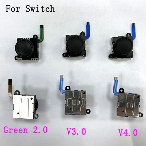 Joysticks 200 Uds. Módulo de Sensor de palanca de mando analógico 3D de repuesto para controlador Joycon de Nintendo Switch NS para Switch Lite