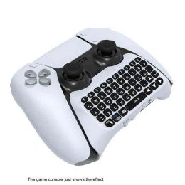 Joysticks 2023 draadloos toetsenbord voor controller Bluetooth External Keyboard Chat Voice Keyboard voor PlayStation 5 Gamepad G220304