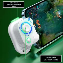 Joysticks Controlador Compatible con Bluetooth juego móvil mango basculante móvil para PUBG/COD/Wild Rift/Genshin Gamepad Joystick para IOS Android