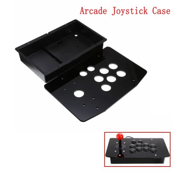 Joysticks DIY Panneau Acrylique Remplacement Clair Noir Arcade Joystick Poignée Kit de Jeu D'arcade Construction Robuste Facile à Installer