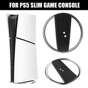 Joysticks pour PS5 Slim vertical stand noir PC Metal Game Console Base Base pour Sony PlayStation 5 Slim Disc Digital Edition Accessoire