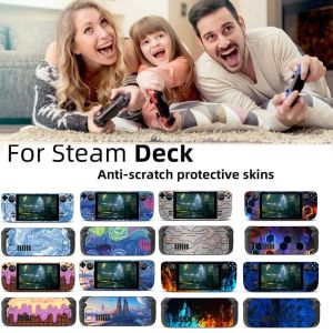 Joysticks voor stoomdeksticker Antiscratch volledige set esthetische huid vinylsticker voor klepconsole premium sticker game console decor