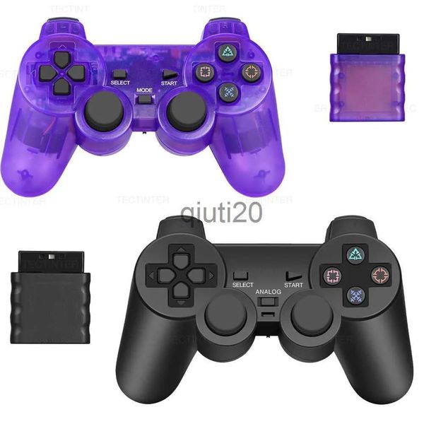 Joysticks Game Contrôleurs Joysticks pour Sony Wireless Controller GamePad For Play Station 2 Joystick Console pour Sony Transparent Couleur