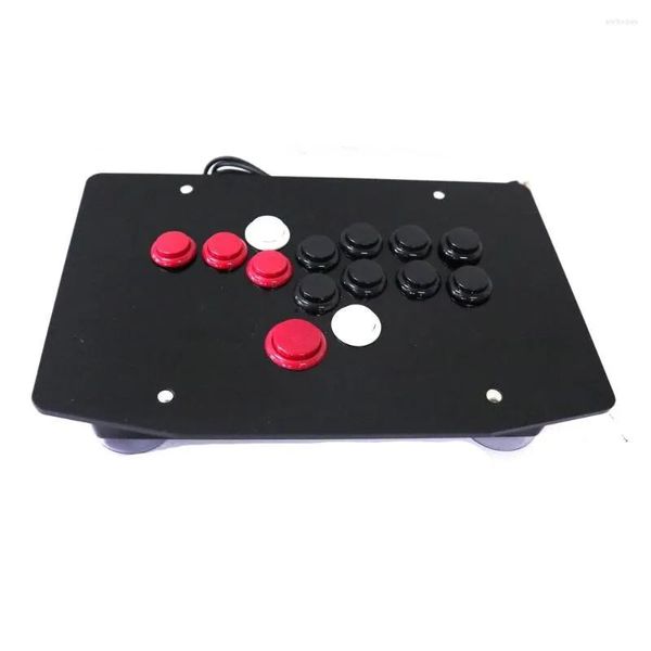 Joysticks Contrôleurs de jeu RACJ503B Tous les boutons Arcade Fight Stick Controller Hitbox Style Joystick pour PC USB