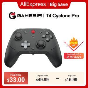 Joysticks Gamesir T4 Cyclone Pro Wireless Switch Controller Bluetooth GamePad avec effet Hall pour Nintendo Switch iPhone Android Phone PC