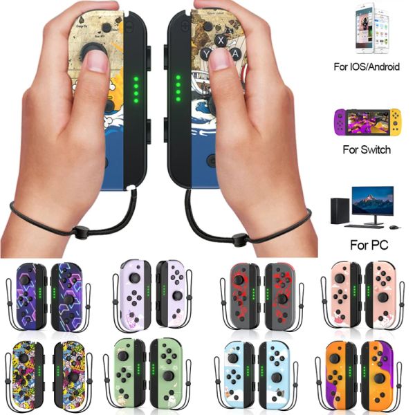 Joysticks Joypad pour Switch / iOS / Android Lite Bluetooth GamePad Game Game Contrôleur PC Contrôleur sans fil Console Joysticks 6Axis