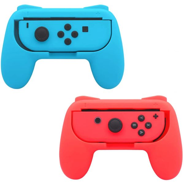 Joysticks izquierda + derecha Joycon soporte mango mano funda de rejilla para Nintendo Switch NS JoyCon controlador Gamepad HandGrip soporte