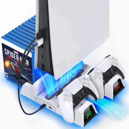 Joysticks OIVO pour la console de chargeur PS5 Console de chargeur vertical Stand de charge rapide Station de chargement pour Sony PlayStation 5 Disc / Digital