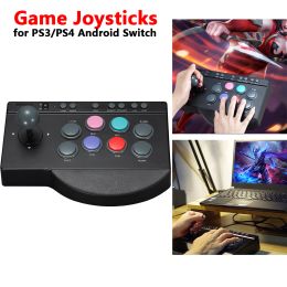 Joysticks PXN 0082 USB filaire manette de jeu Console d'arcade contrôleur de combat à bascule manette de jeu pour PS3/PS4/Xbox/Switch/PC/Android TV