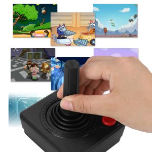 Joysticks Rétro Classique Arcade Stick 3D Analogique Manette de Commande Contrôleur de Jeu Vidéo pour 2600Console Système Noir