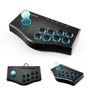 Joysticks USB Rocker Game Controller Arcade Joystick Gamepad Fighting Stick para PS3 PC Android Plug And Play Street Fighting Feeling FAST SH