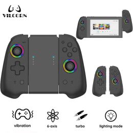 Contrôleur Joysticks Wireless Joypad L / R pour Nintendo Switch / Oled Lite Automatic Wakeup Gamepad Joysticks Con Crossing Sixaxis