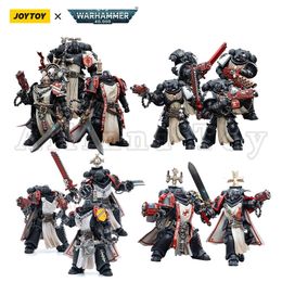 JOYTOY 1/18 Action Figure 40K Black Templars Squads Anime Collectie Militair Model 240328