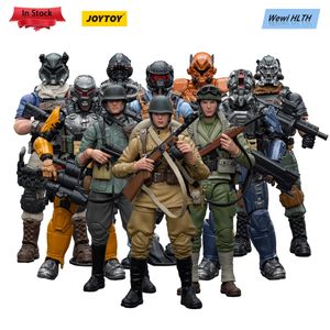 JOYTOY 1/18 Action Figure Jaarlijks Leger Bouwer Promotie Pack En WWll Soldaten Figuren Anime Collection Model 240328