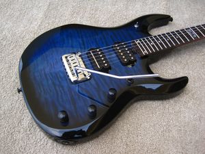 JPX Ernie Ball John Petrucci Flame Maple Top Guitare électrique Lake Blue Double Verrouillage Tremolo Bridge Meilleures ventes